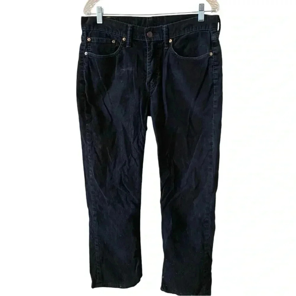 Vintage Levi’s 514 Corduroy Black White Tab Pants